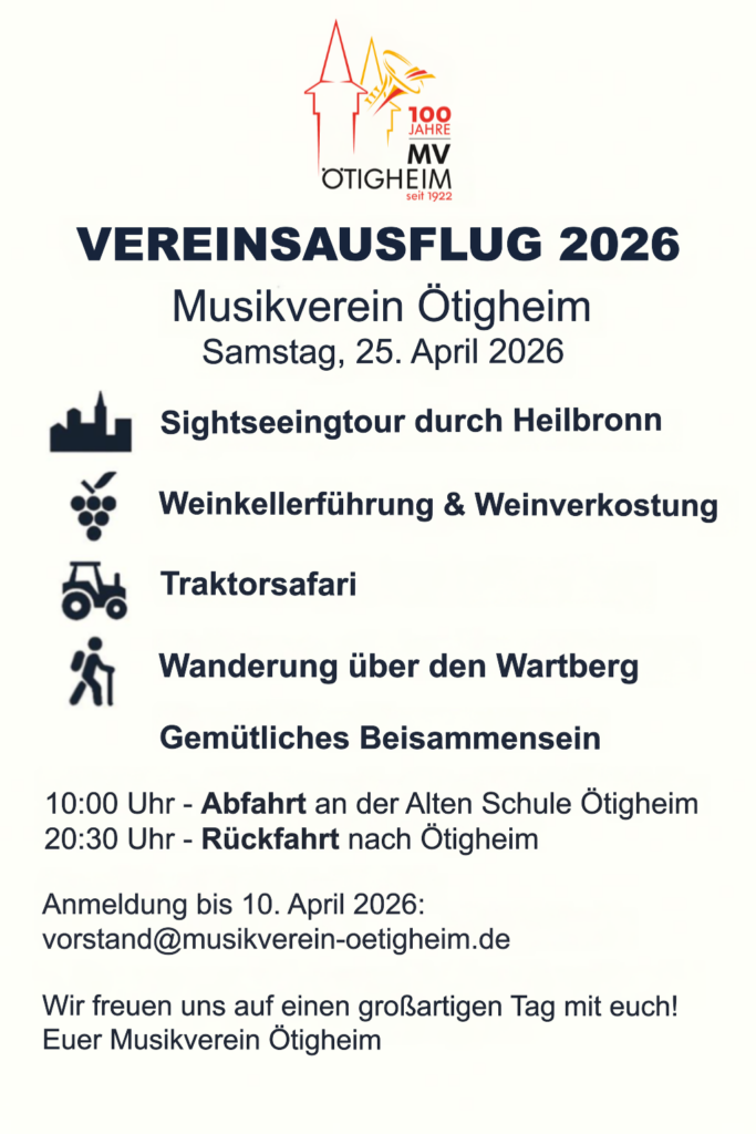 Vereinsausflug 2026